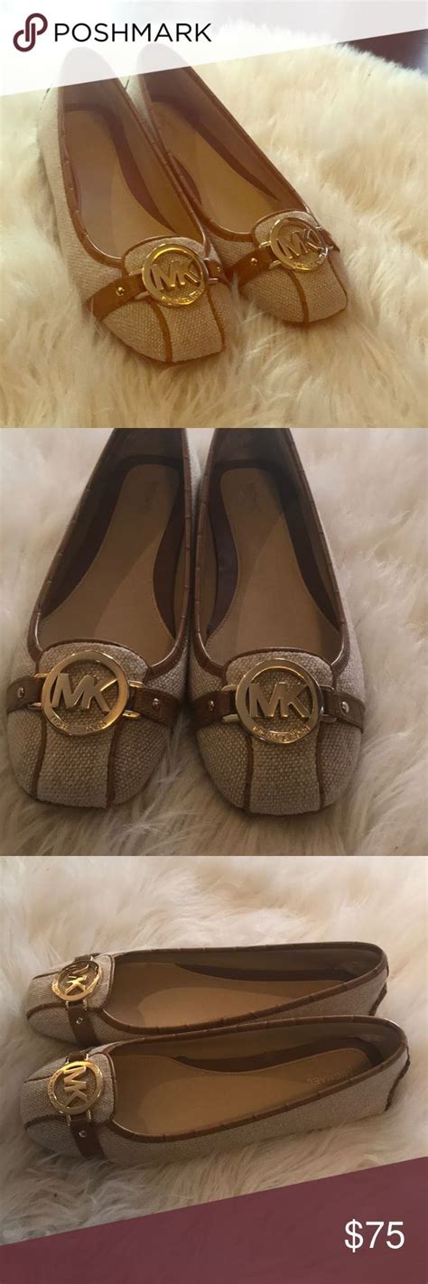 michael kors shoes flats cheaper|michael kors genuine leather flats.